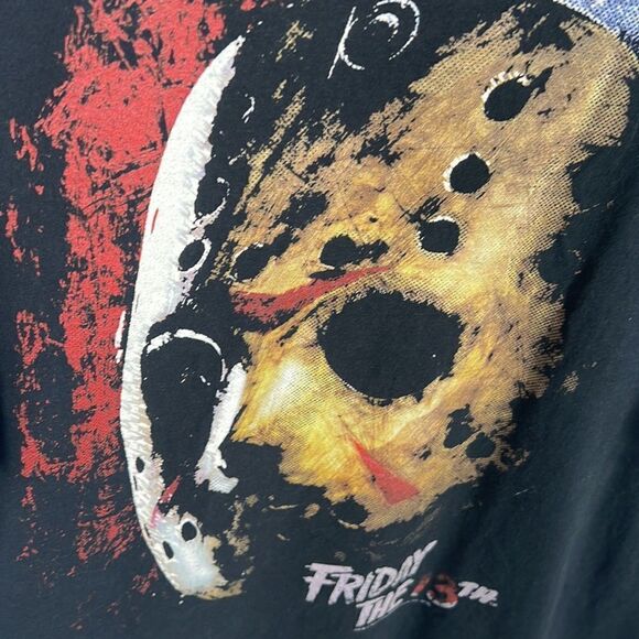 🔥 FRIDAY THE 13th JASON Movie Promo Tee - Horror Halloween t-shirt - Sz XL -EUC - Picture 5 of 8